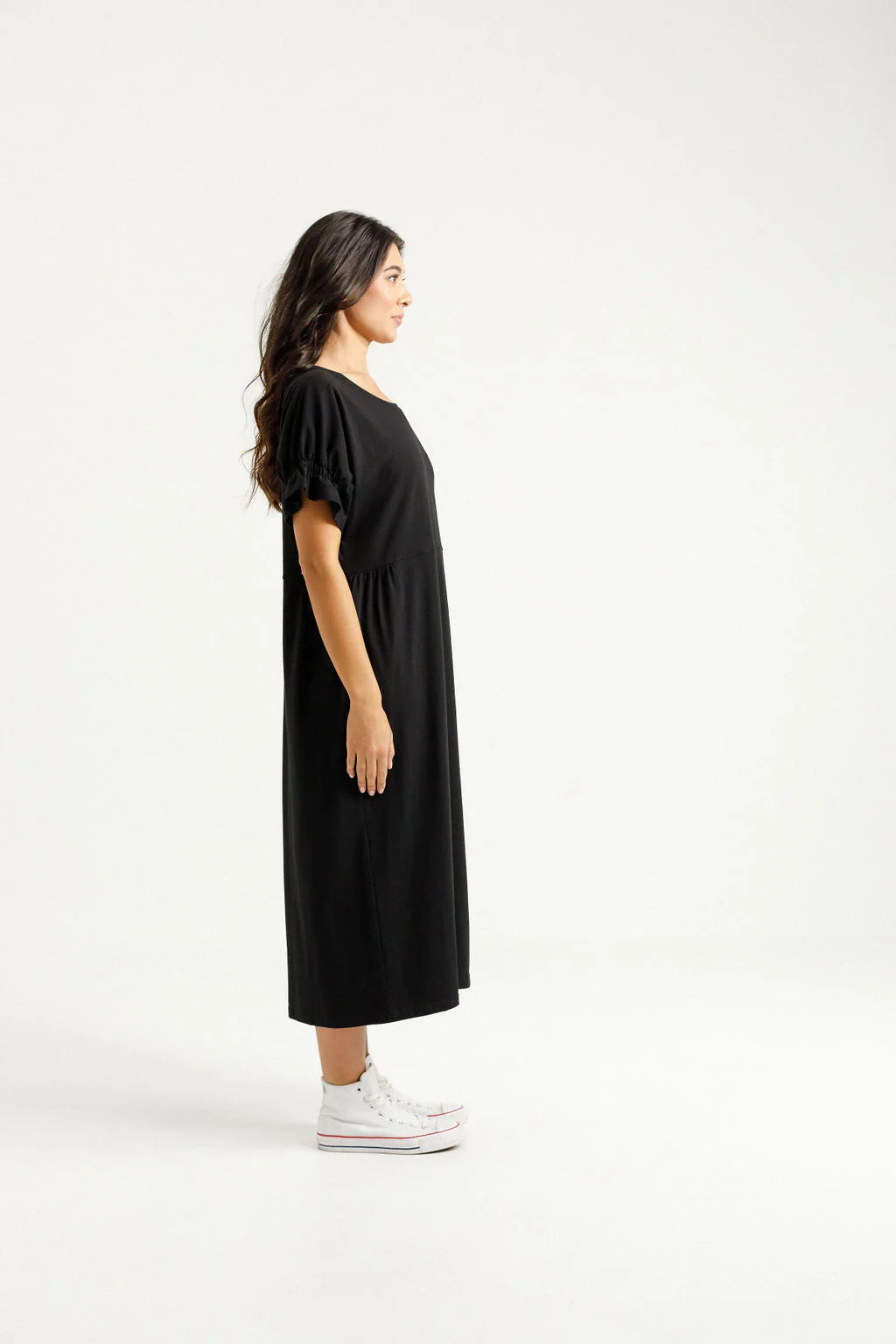 Homelee | Nevaeh Midi Dress - Black