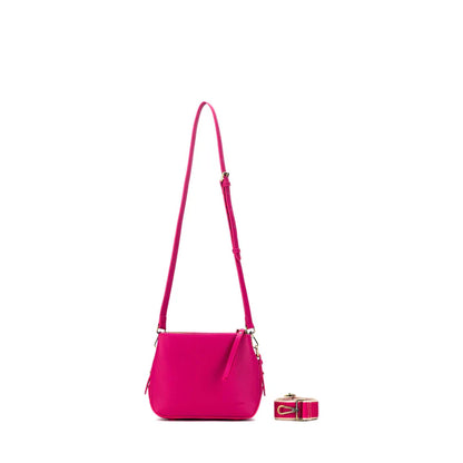 Black Caviar | Daniella Magenta Crossbody