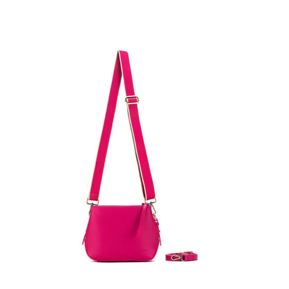 Black Caviar | Daniella Magenta Crossbody