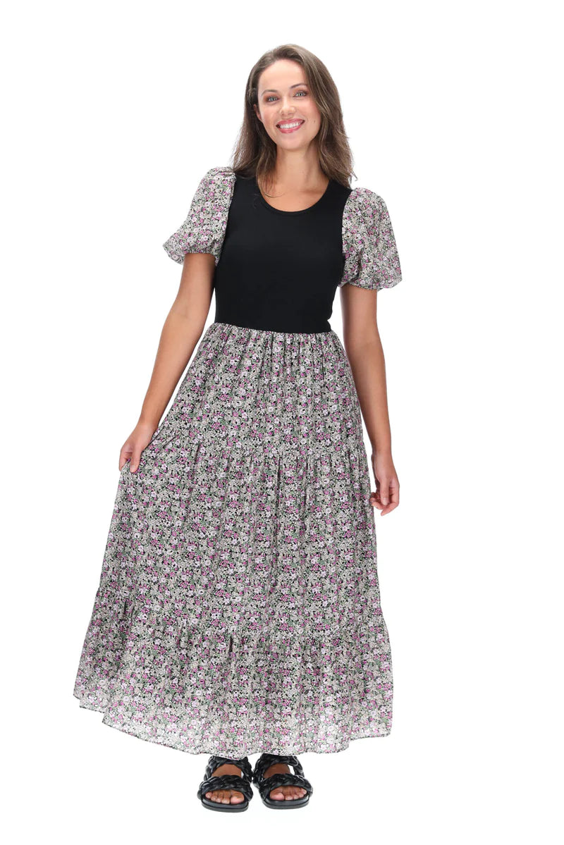 Charlo - Lexi Cotton Embroidered Midi Dress