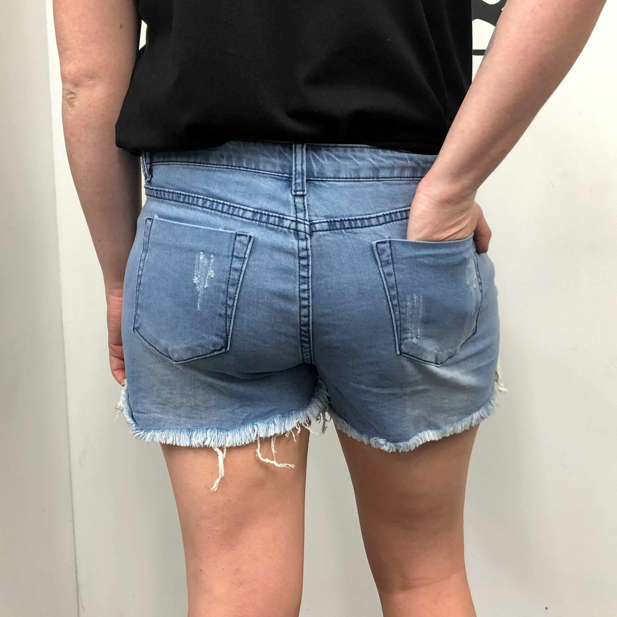 Wakee sales denim shorts