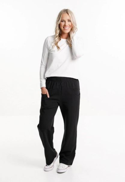 Home Lee Avenue Pants - Black With Matte Black X