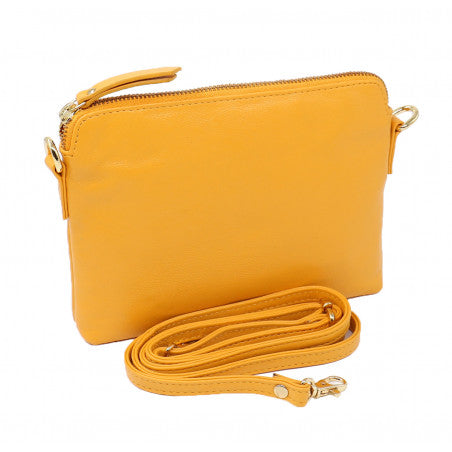 BARON LEATHER- cafe bag |Yellow